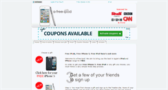 Desktop Screenshot of a-free-ipod.com